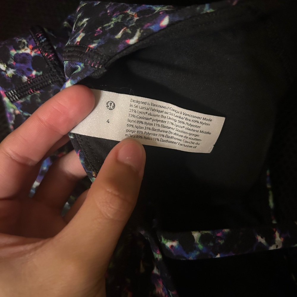 Lululemon Athletica Multicolor Sports Bra - Picture 3 of 5